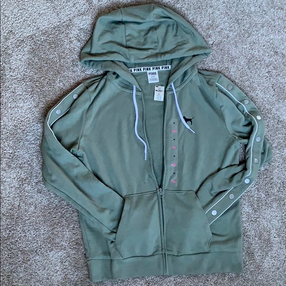 PINK zip up hoodie - Picture 5 of 8